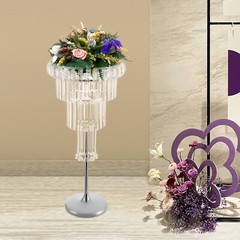 Flower Stand, Wedding Flower Stand with LED, 4 Tier Flower Stand
