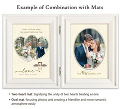 A’arkaJ 5×7 4×6 Wedding Frame – Mr. & Mrs. Picture 4×6, White (Wedding)