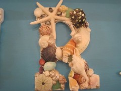 Beach Decor “Surf Gypsy” Shell Letters – Seashell letters – Beach Sign