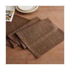 ZeeMart Rustic Cotton Linen Table Runner, 13×108 Inches Brown, … FAST USA SHIP
