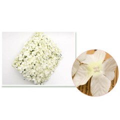 10-Pack White Silk Flower Wall Panels 16 × 24 In Wedding Party Backdrop