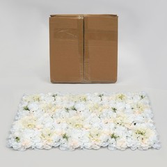 Artificial Flower Wall Panel,Wall Decoration Artificial Flower Backdrop Reusable