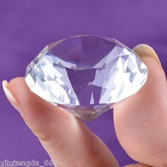 30mm Crystal Diamond Paperweight Decorative Ornament Wedding Gifts Keepsakes
