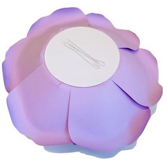 Decor In The Box 5 Piece Handmade Paper Flower Set Fully Assembled -Light Purple