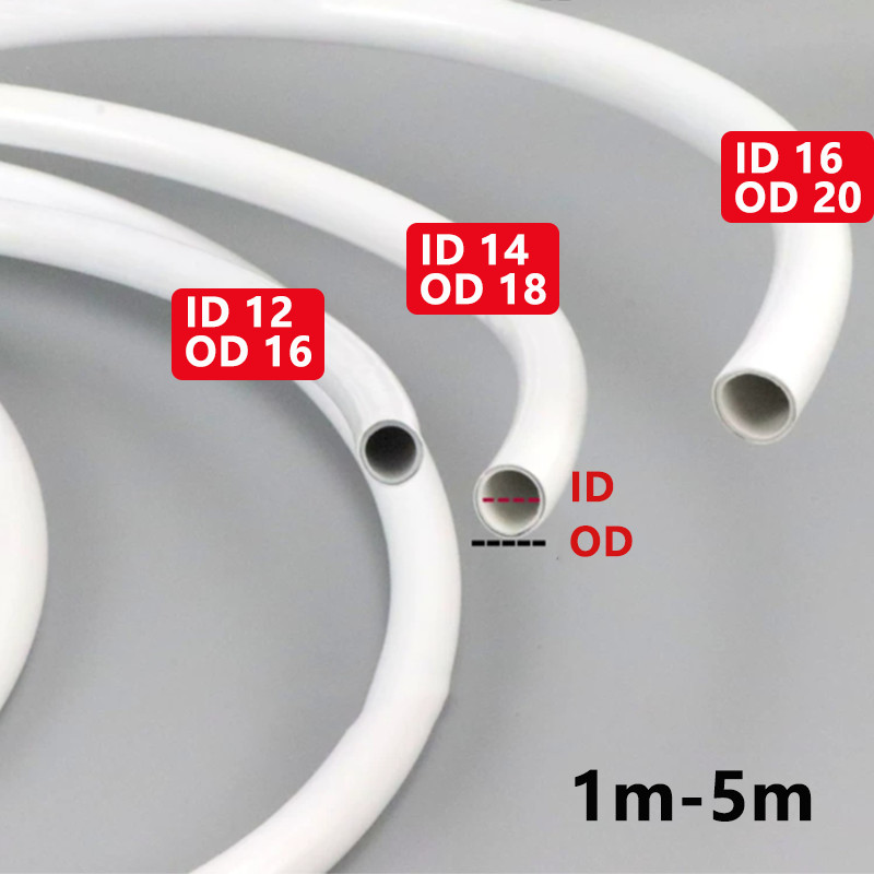 Flexible PVC Shaping Tube Bendable Hard Pipe Wedding Arch DIY Prop Support 1M 5M