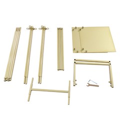1×1.2M Golden Metal Wedding Arch Backdrop Stand kIT for Wedding Party Decoration