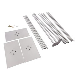 Silver Backdrop Stand Professional Backdrop Stand Pipe Kit High-quality Steel