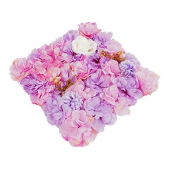 12pcs Artificial Silk Rose Flowers 3D Backdrop Wall for Wedding Party Decoration
