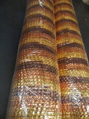 2 Rolls Deco Mesh, 21″ Craig Bachman Quality, 30′ Chocolate Brown Copper Gold