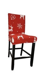 Christmas Chair Covers Stretch Party Chair Seat Covers Set Of 6 . C10