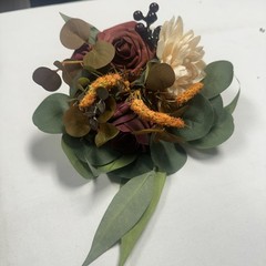 Ling’s Moment Artificial Flowers Bridesmaid Bouquet Set Of 6 Burnt Orange Weddin