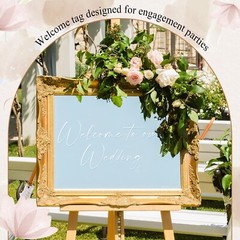 2 Pcs Welcome to Our Wedding Mirror Decal Vinyl Lettering Decal Sticker Remov…