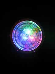 LED Lights Rotating Hanging Disco Ball Party Light VGC