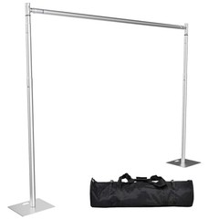 Heavy Duty Backdrop Stand, 8x10ft Pipe and Drape Backdrop Kit