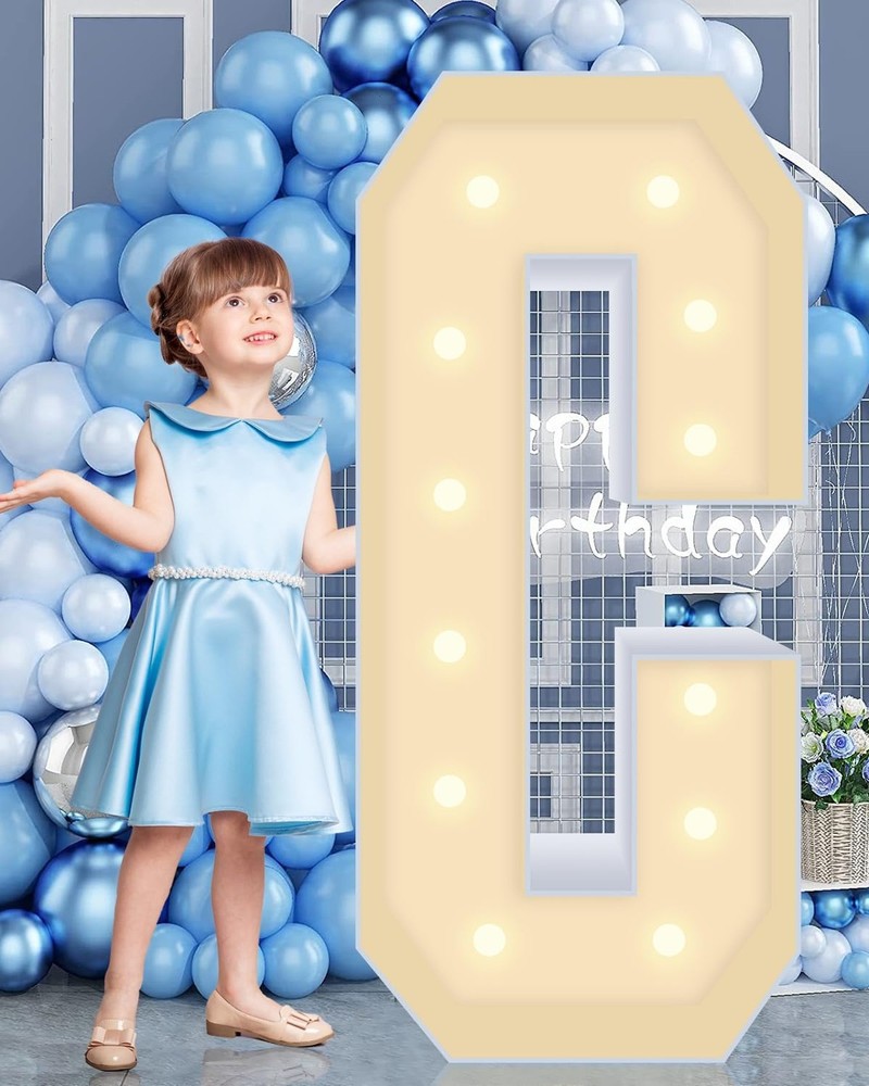 4FT Marquee Plastic Letters C – Light up Letters C Are Made from Corrugated P…