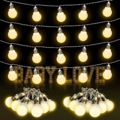 Retisee 4 Pcs Marquee Light String Bulbs13.8 ft Long for Marquee Letters Numb…