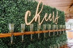 Cheers Sign for Backdrop,Wedding Bar Sign,Wedding Grass Wall Decor for Bridal…