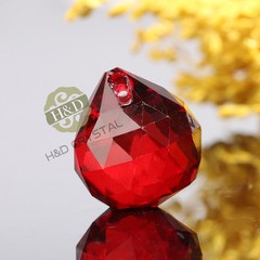 20MM Crystal Glass Lamp Ball Prisms Chandelier Wedding Decor Suncatcher Pendants