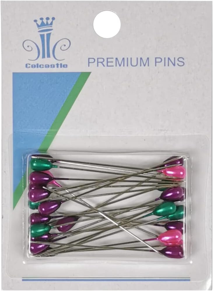 2″ Corsage and Bouquet Multi Color Pearl Pins 24pcs Round