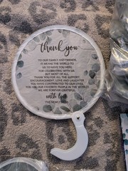 wedding fans 48 Total Pop Out Fans Wedding Kit Party Favors