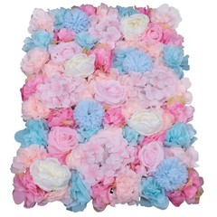 Flower Wall Decor, 23.6″ X 15.7″ Silk Rose Wall for Wedding, Party, Nursery
