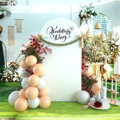 Versatile 6.6FT Arch Cover – Ideal for Weddings, Birthdays, and Celebrations