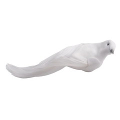 Artificial Doves Garden Home Indoors Clip Decor Fake Feather Foam Home