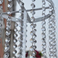 165FT Wedding Garland Crystal Decorations Acrylic Bead Chandelier Hanging Decor