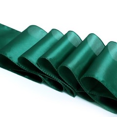 100 Emerald Green Satin Chair Sashes Silky Sateen Chair Bows wedding party décor