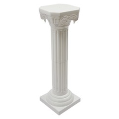 White Roman Pillar Columns Set of 4 European Style Event Decor Model 1607