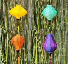 Set 8 Hoi An Silk Lanterns for Wedding Party Decoration Lamp Ratail Wholesale