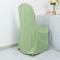50 Sage Green Polyester BANQUET CHAIR COVERS Wedding Party Reception Decorations