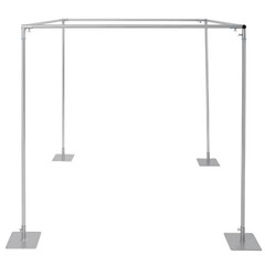 4 Post Outdoor Wedding Party Stand Adjustable Hardware Kit Backdrop Decor