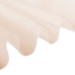 NUDE 5ft x 14ft Premium Chiffon SHEER CURTAIN Window Drape Panel Party Events