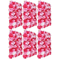 60x40cm Flower Wall Panel Artificial Roses Hydrangeas for Wedding & Party 6Pcs