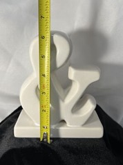 White Ceramic 6” And & Ampersand Freestanding Sign Novelty Wedding Prop