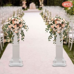 4 Pcs Wedding Party Roman Pillars European Style Landscaping Flowerpot Holder
