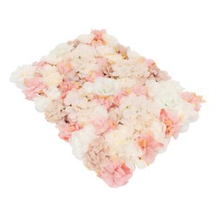 20 Pieces Flower Wall Panel Artificial Floral Backdrop Wall Decoration Backdrop