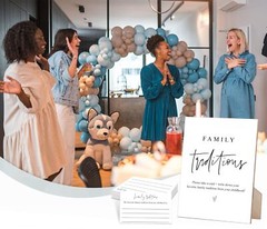 Family Traditions Sign, Baby Shower Sign for Baby Shower Centerpiece, Baby Sh…