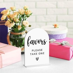 Versatile 5×7 Acrylic Wedding Sign – Ideal for Bridal Showers and Celebrations