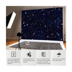 YongFoto Night Sky Stars Backdrop 20x10ft Universe Space Starry Galaxy Stars …