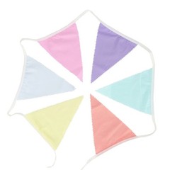 Soft Cotton Bunting Banner With 36 Triangle Flags For Any Event 10M/33 Ft