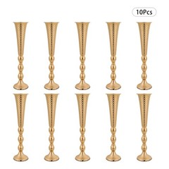 10* Countertop Flower Stand Gold Iron Wedding Flower Vases Table Decoration