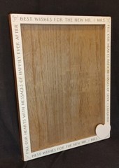 🤵👰Best Wishes For the New Mr and Mrs👰🤵Wood Wedding Note Box 14″x18″