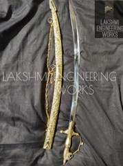 PERSONALISED BRASS NAKSHI SWORD , INDIAN TRADITIONAL SWORD WITH CHANGEABLE HILTS
