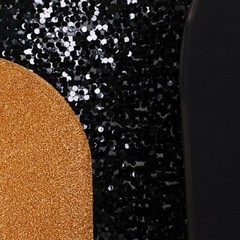 3 BLACK GOLD Assorted Fitted Round Top Arch Backdrop STAND COVERS Set Party
