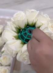 Bouquet Holder DIY Wedding Foam Bouquet Handle Bridal Floral Fresh Artificial