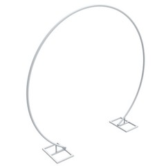 M/L Round Wedding Arch Backdrop Stand Outdoor Garden Lawn Beach Summer Wedding