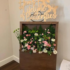Decorative Sign, Here’s to a Lifetime of Butterflies,butterfly bridal shower …