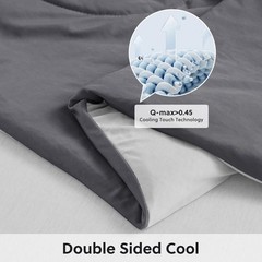 HOMFINE Cooling Comforter Japanese Double-Sided Cold Tech Fabric Co… Fast Ship